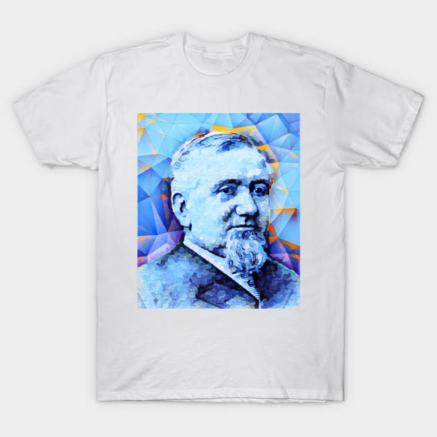 George Pullman Portrait | George Pullman Artwork | George Pullman Painting 14 T-Shirt by JustLit